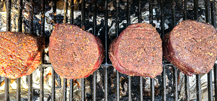 reverse searing filet mignon on the smoker