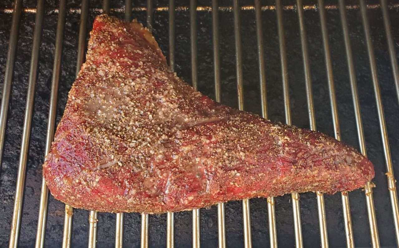 Tri tip on grill