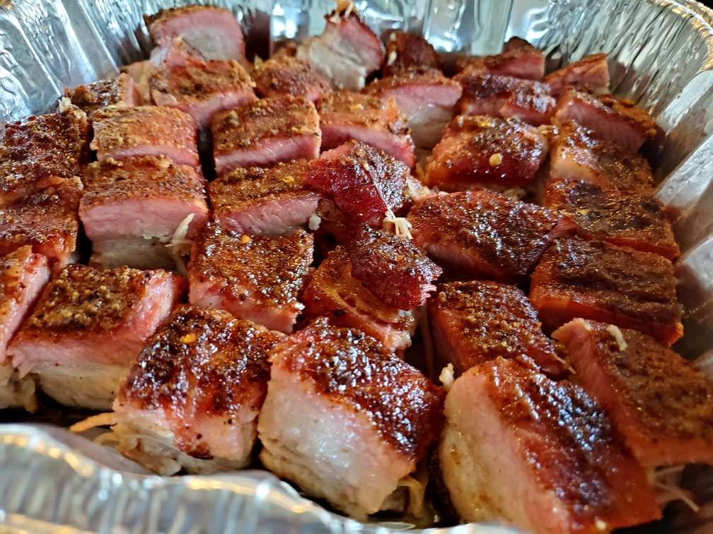 Unglazed pork belly