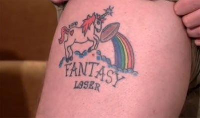 Fantasy Football Tattoo