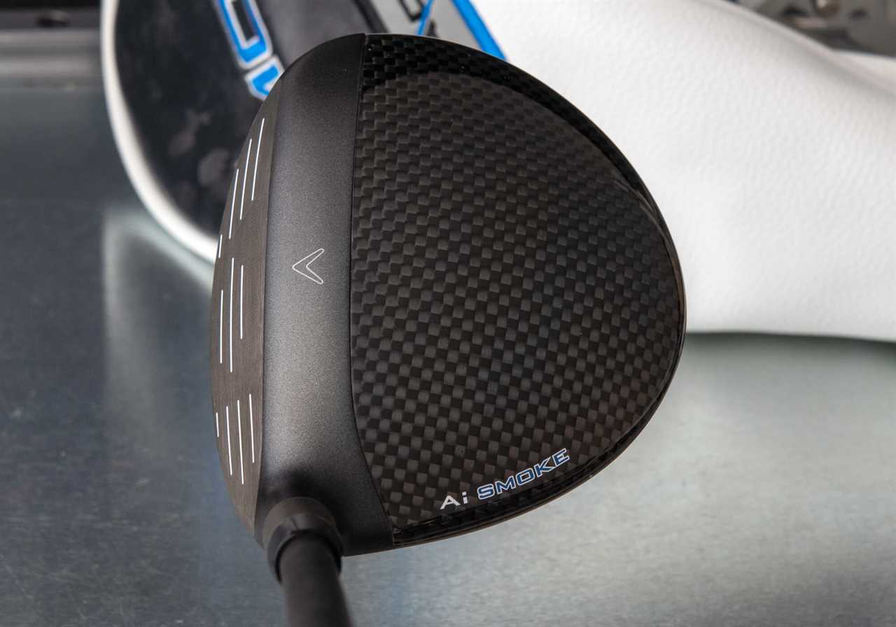 Callaway Paradym Smoke Ai carbon crown