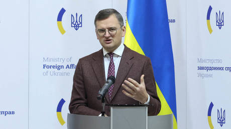 File photo: Ukrainian Foreign Minister Dmitry Kuleba, December 5, 2023.