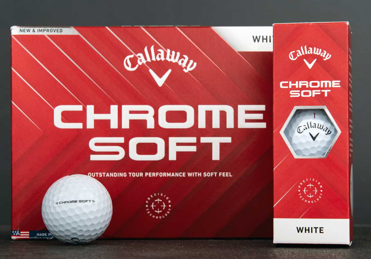 Callaway Chrome Soft golf ball packaging