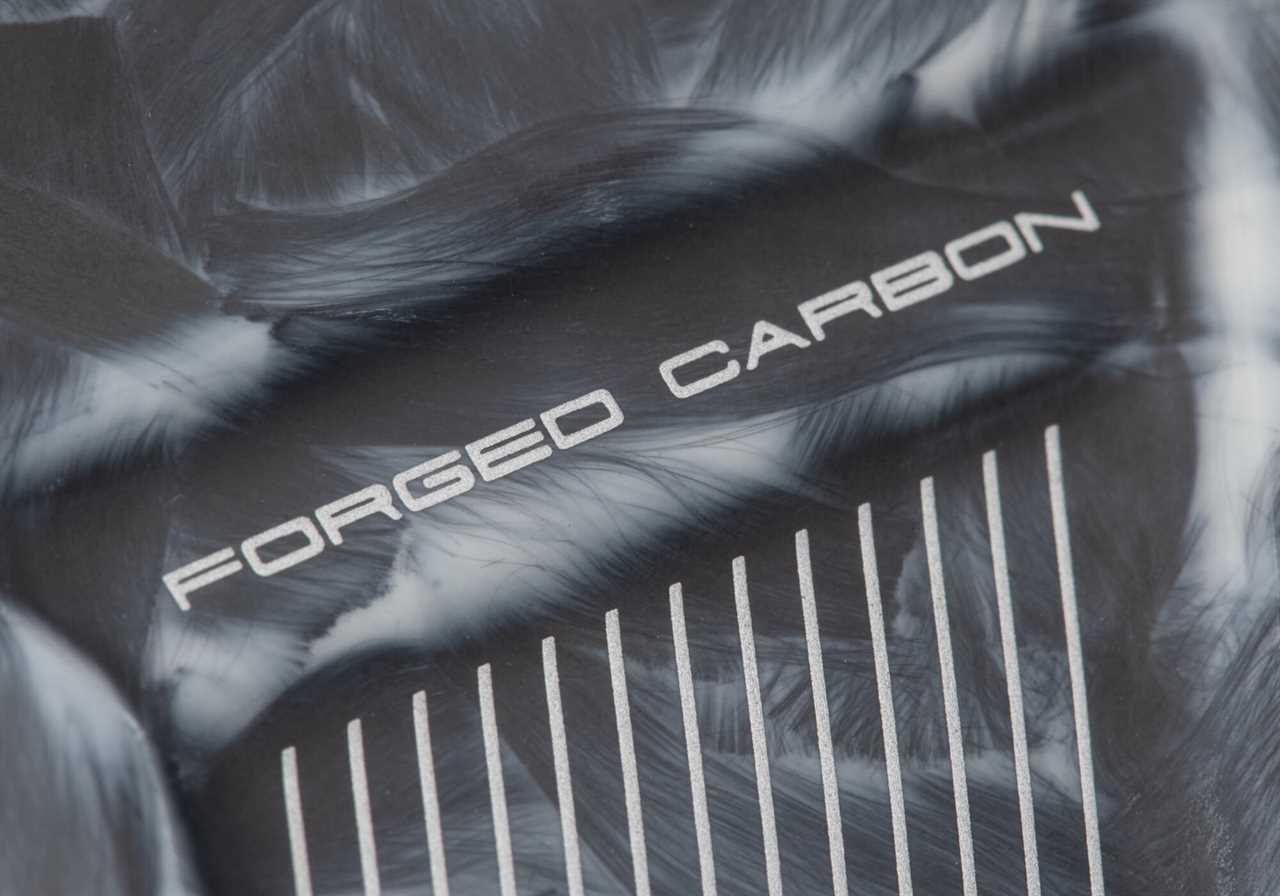 The forged carbon fiber sole of the Callaway Paradym Ai Smoke Driver