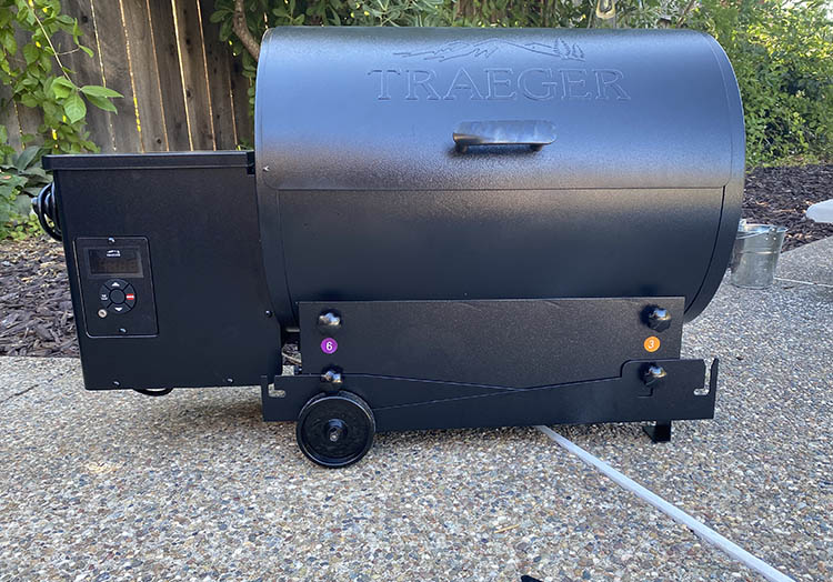 traeger tailgater folded