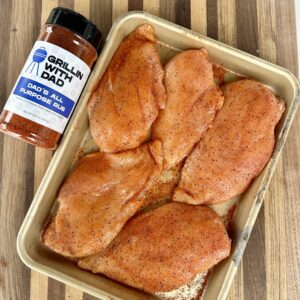 Seasoned Chicken with Dad's All Purpose rub