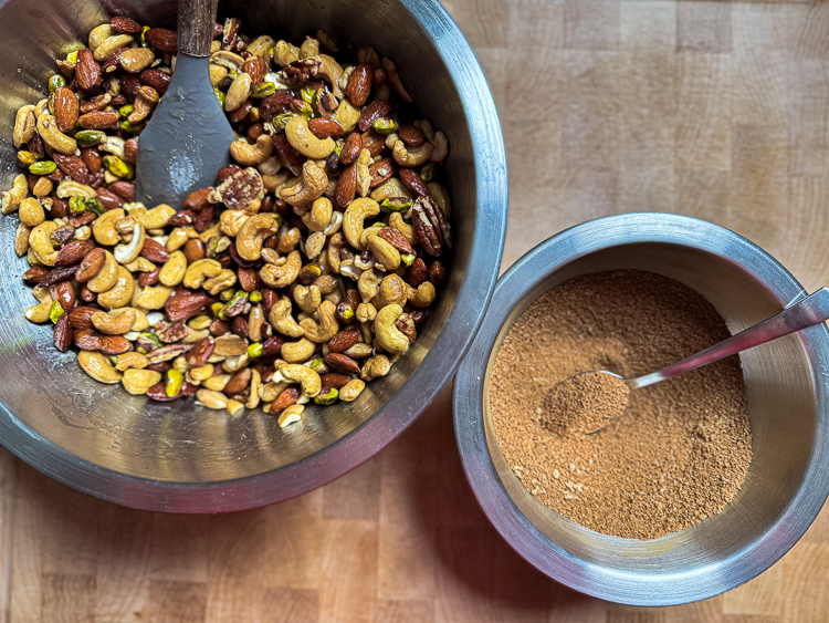 candied nut prep