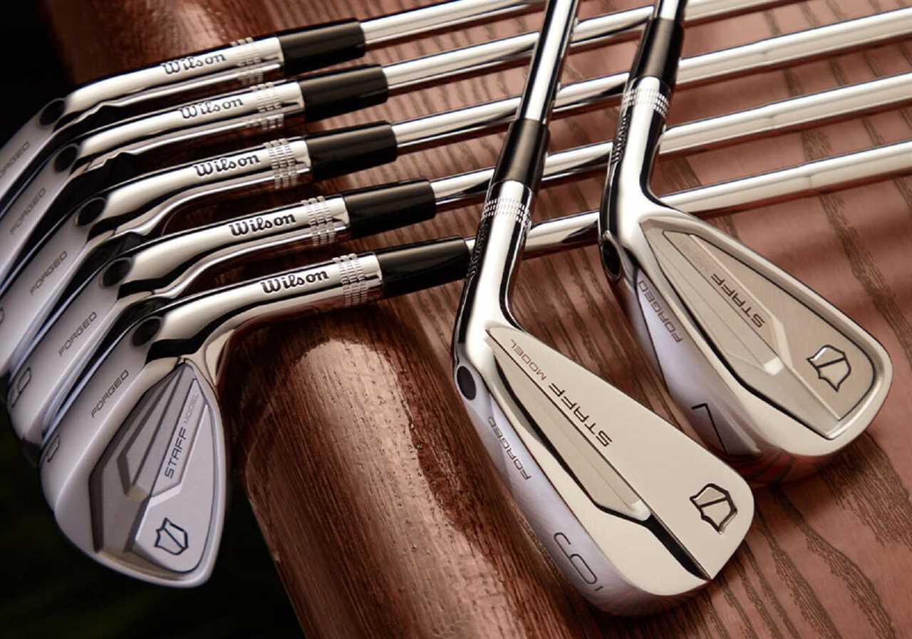 Wilson Staff Model irons. 