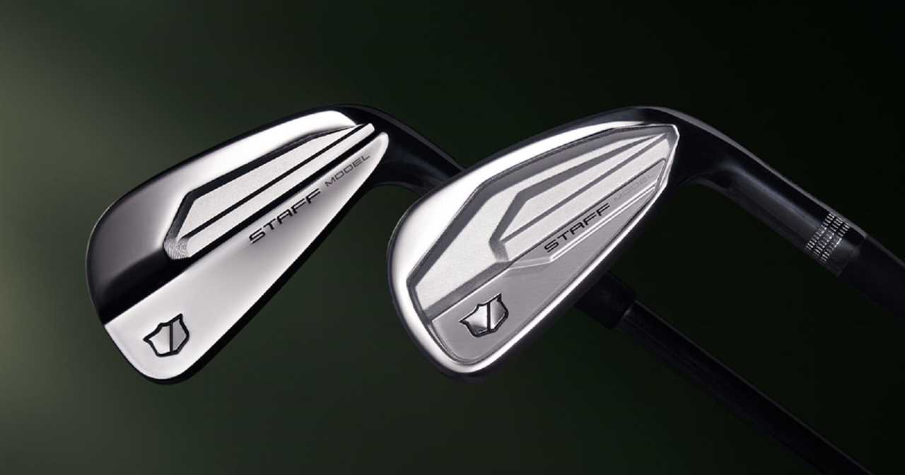 Wilson Staff Model irons. 