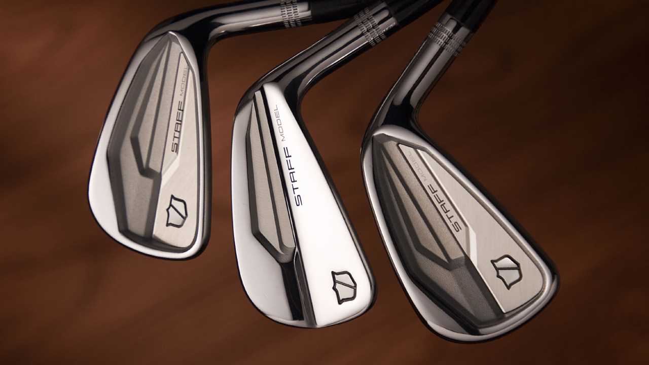 Wilson Staff Model irons. 