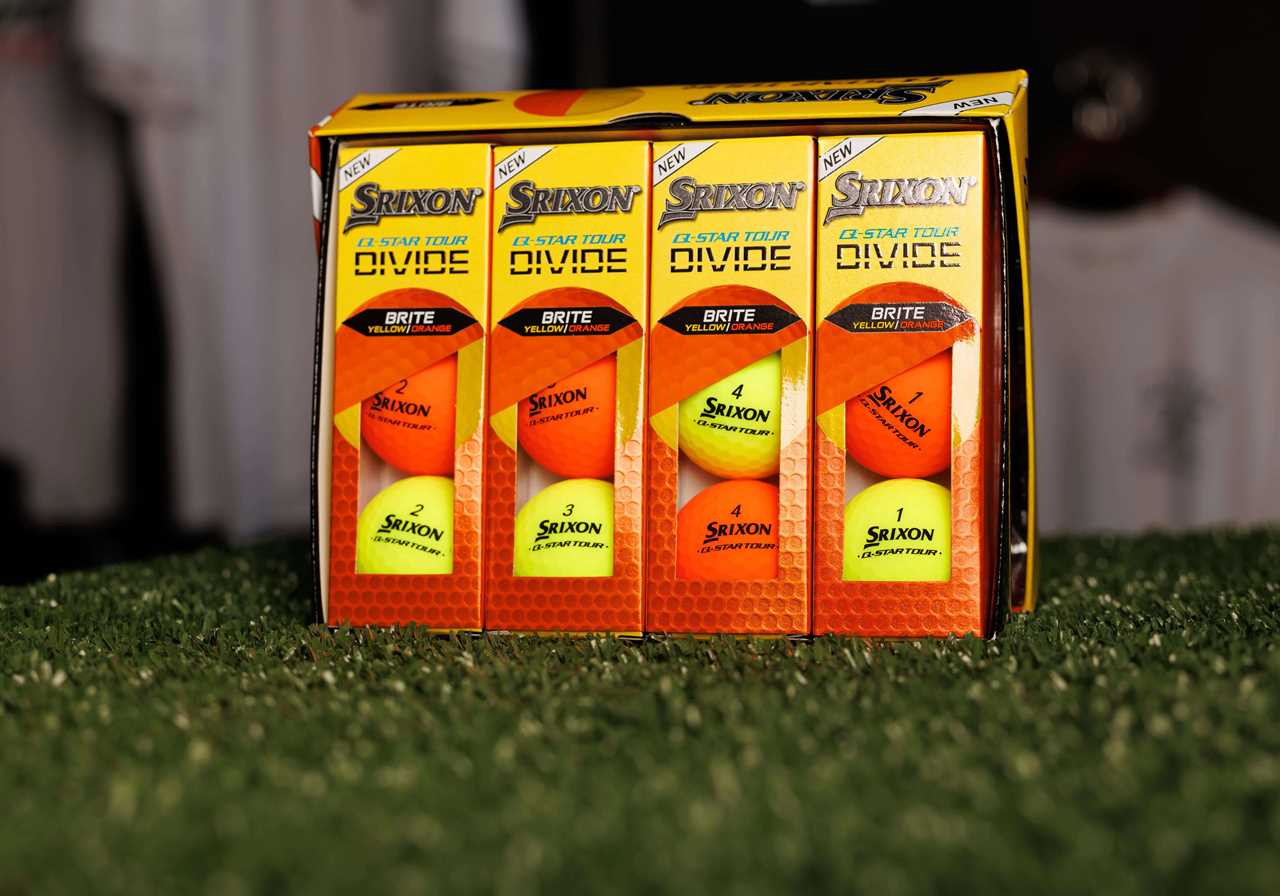 Srixon q start tour divide golf balls