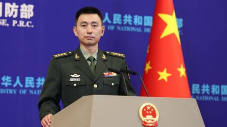 FILE PHOTO: Chinese People's Liberation Army spokesman Zhang Xiaogang.