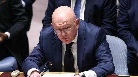 Russia's permanent representative to the UN Vassily Nebenzia.