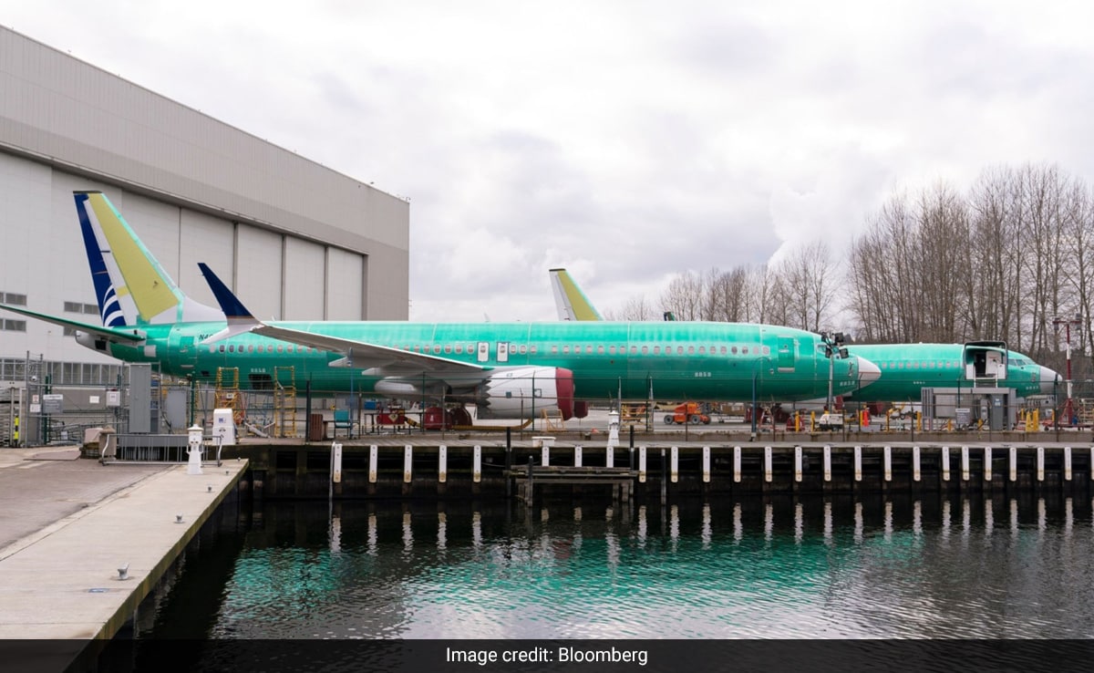 Boeing 737 Max aircraft sit outside the manufacturing facility in Renton, Washington.​​