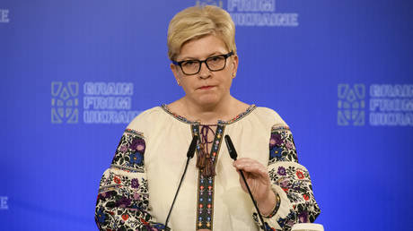 File photo: Prime Minister of Lithuania Ingrida Simonyte.