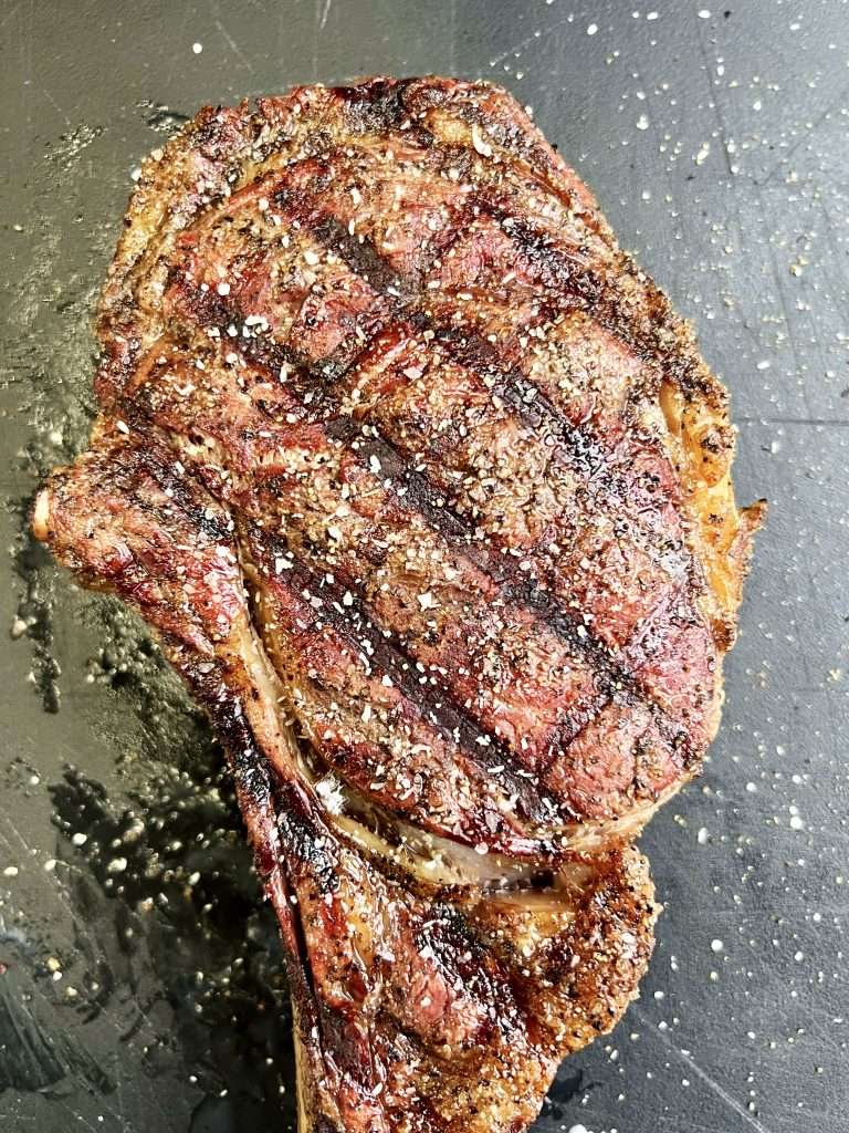 Reverse Sear Tomahawk Steak Recipe