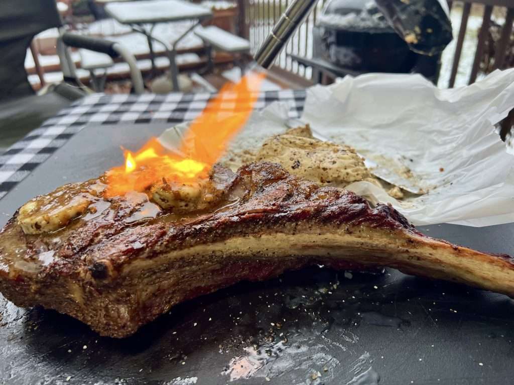 Reverse Sear Tomahawk Steak Recipe