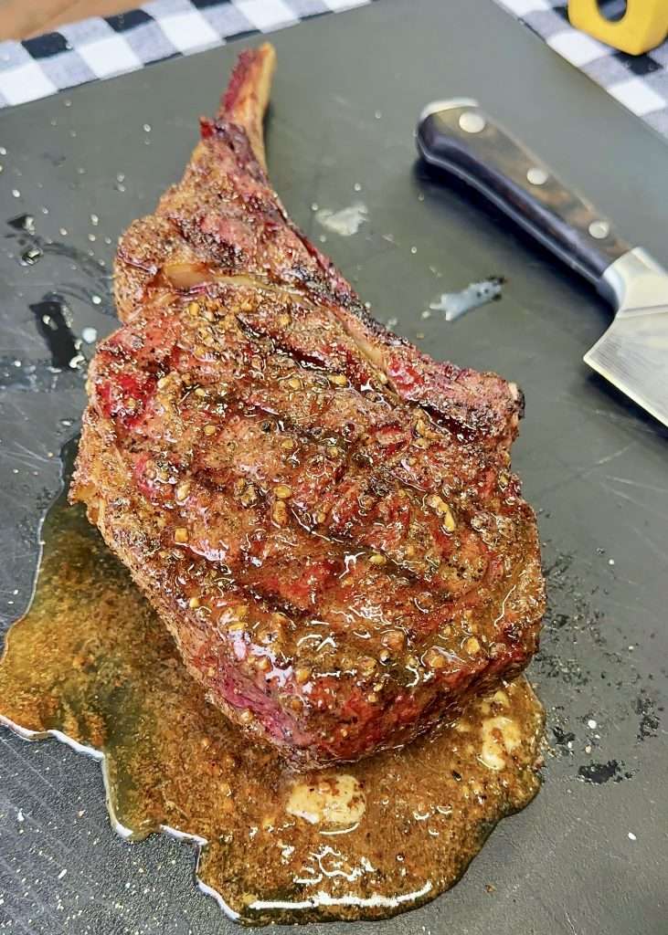 Reverse Sear Tomahawk Steak Recipe