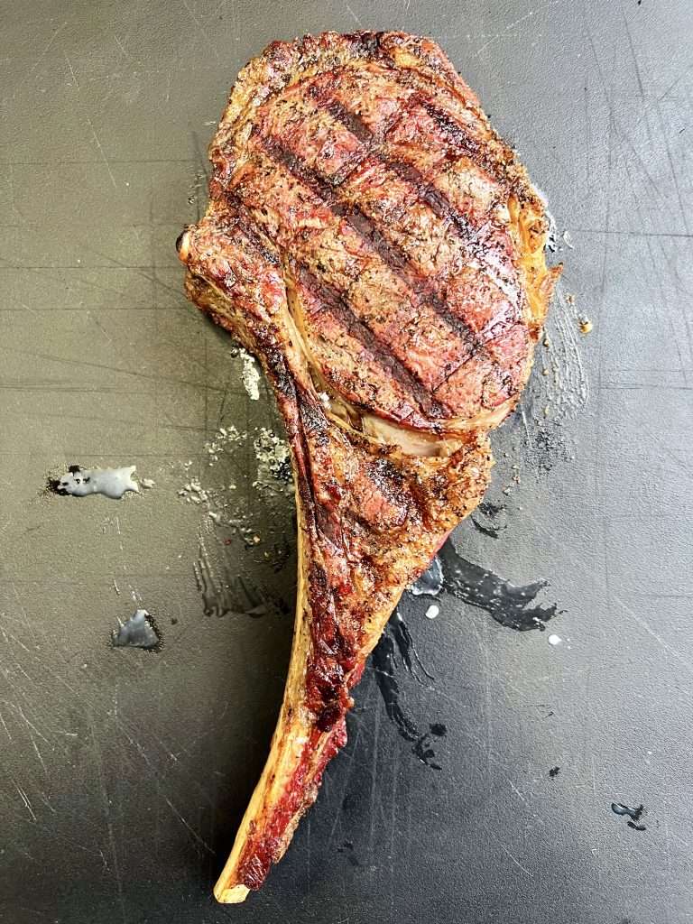 Reverse Sear Tomahawk Steak Recipe