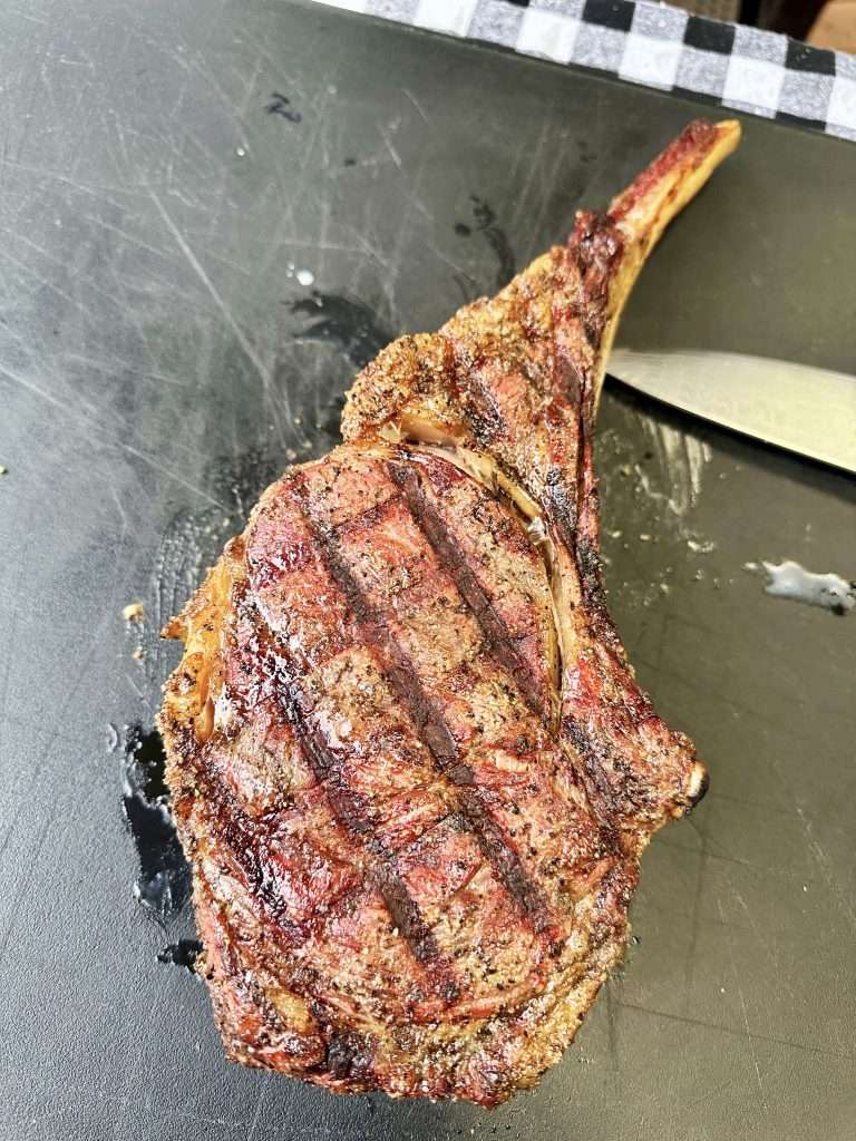 Reverse Sear Tomahawk Steak Recipe