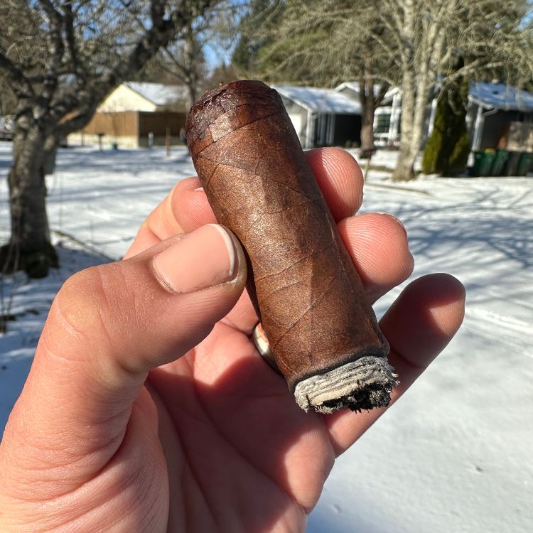 Smoking Final Third of Lawless Cigar by BLTC