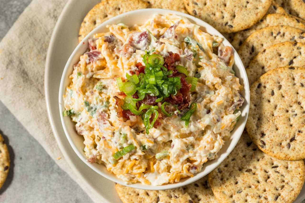 million dollar dip with crackers