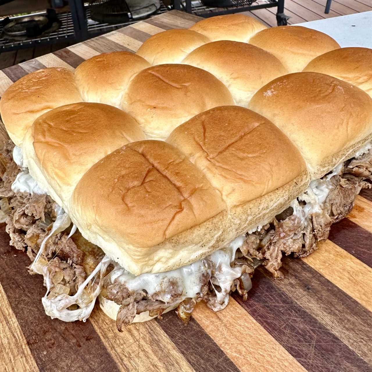 Cheesesteak Sliders