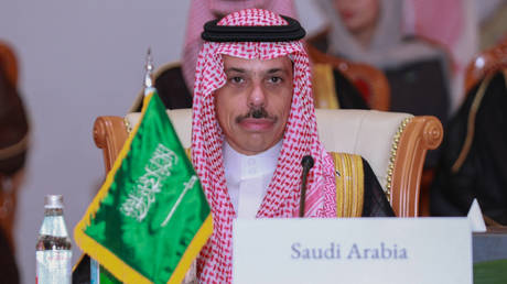 Saudi Foreign Minister Prince Faisal bin Farhan