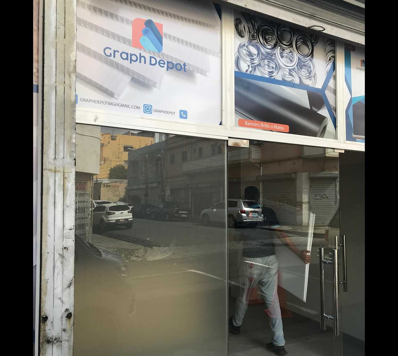 A picture of a store called GraphDepot.