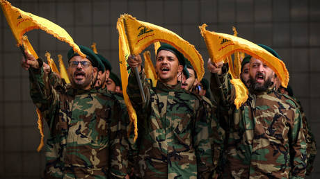 Hezbollah fighter in Beirut, Lebanon, November 4, 2023.