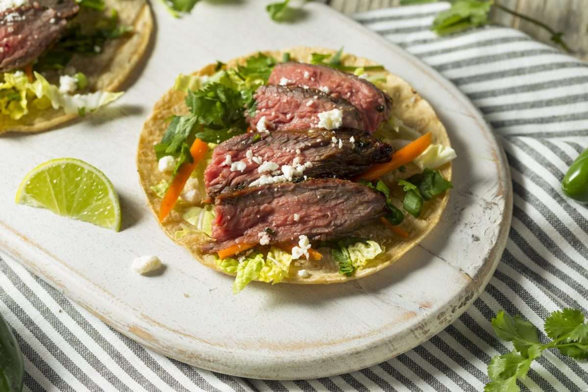 Flat Iron Steak Tacos