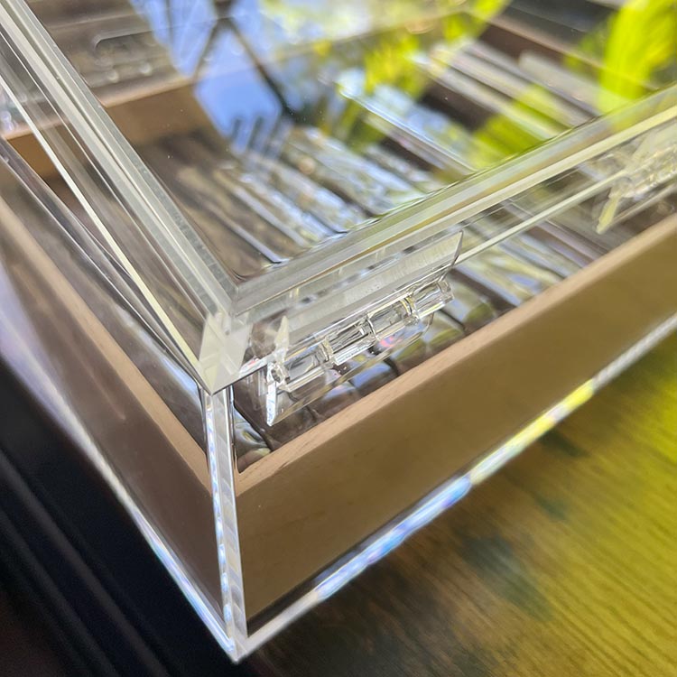 Hinges Of Acrylic Humidor