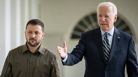 President Zelensky and President Biden at the White House on September 21, 2023