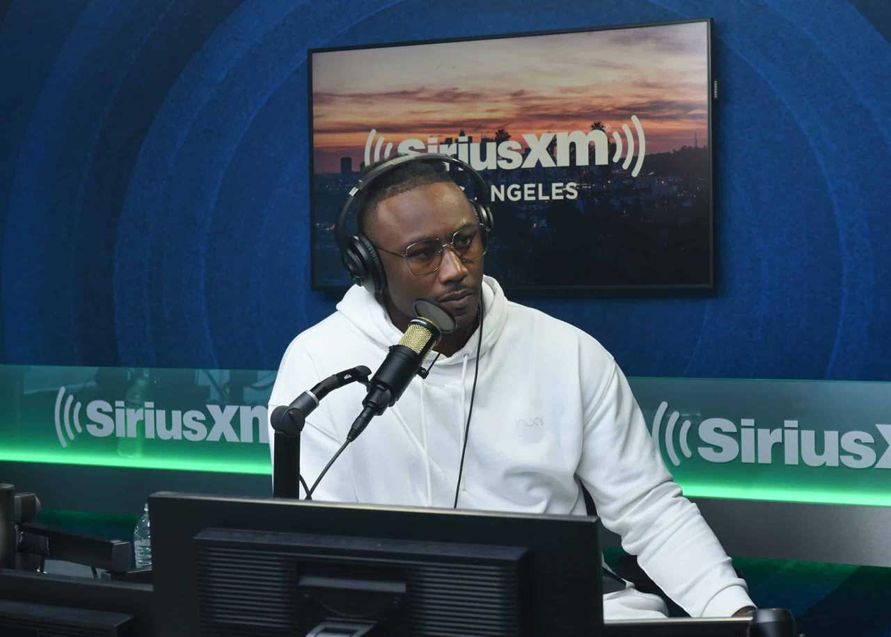 SiriusXM host Brandon Marshall attends the SiriusXM NFL Radio Town Hall at the SiriusXM Studios on June 06, 2022 in Los Angeles, California.