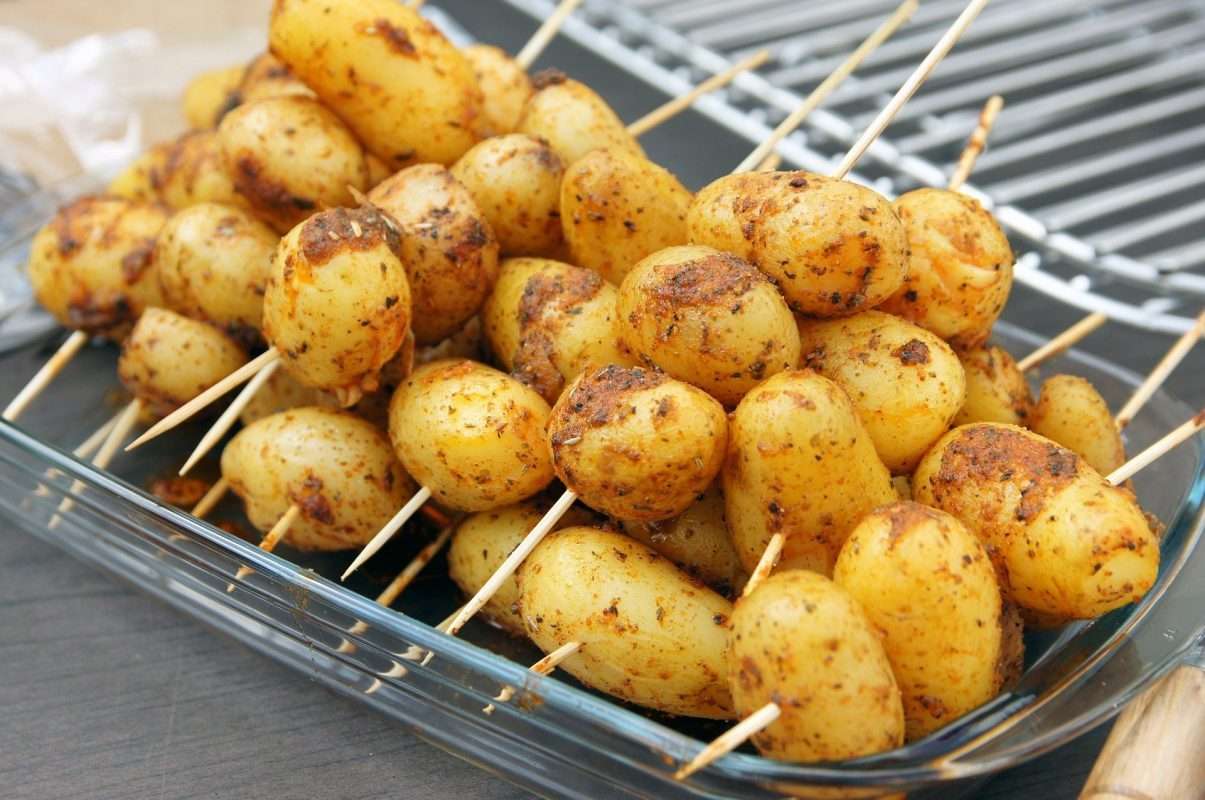 Cowboy Potato Kebabs