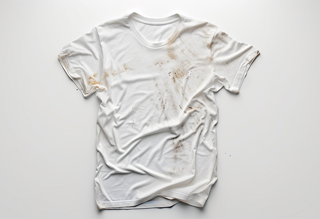 stained undershirt