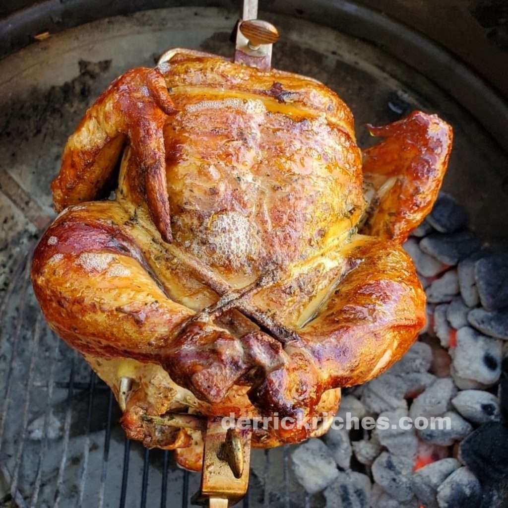 Peruvian Chicken on the Rotisserie - Global BBQ Recipes
