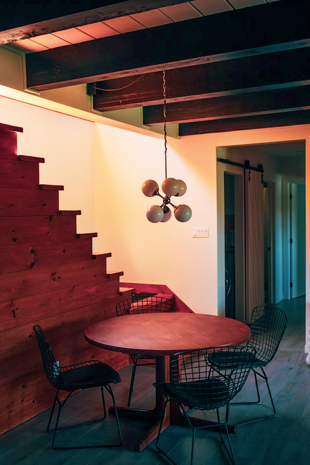 Basement dining area