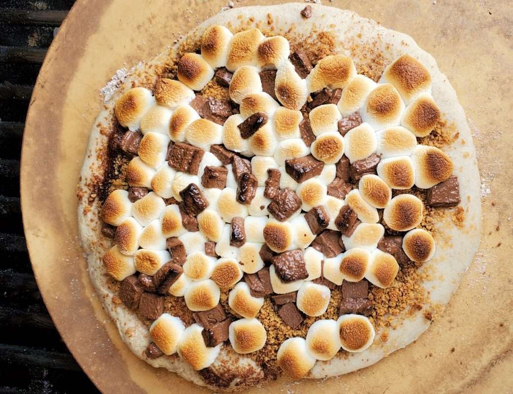 Grilling S'mores Pizza
