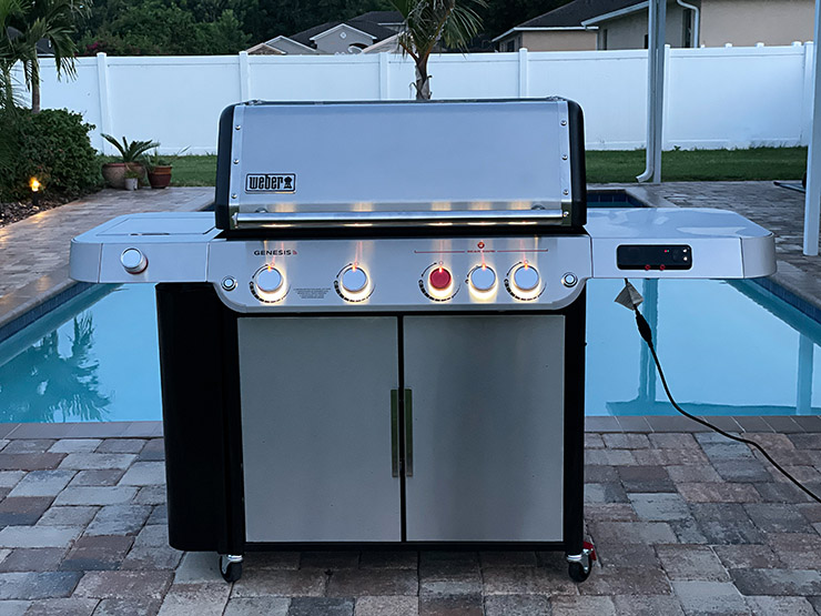 Weber Genesis SPX-435 grill knobs lighting