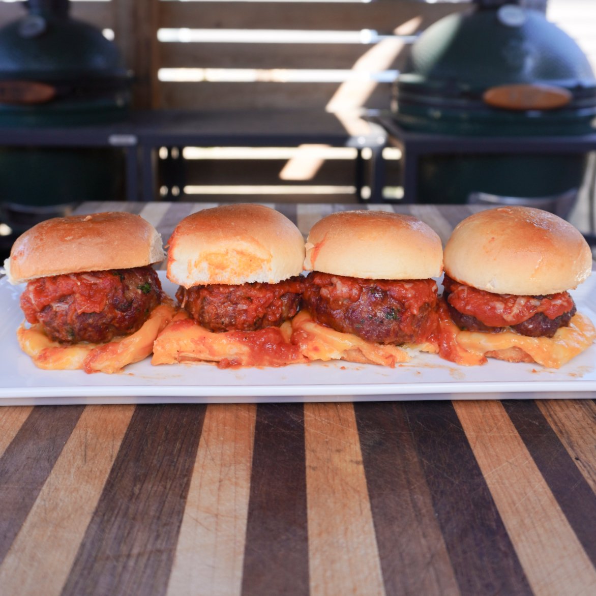 Smoked Meatball Sliders