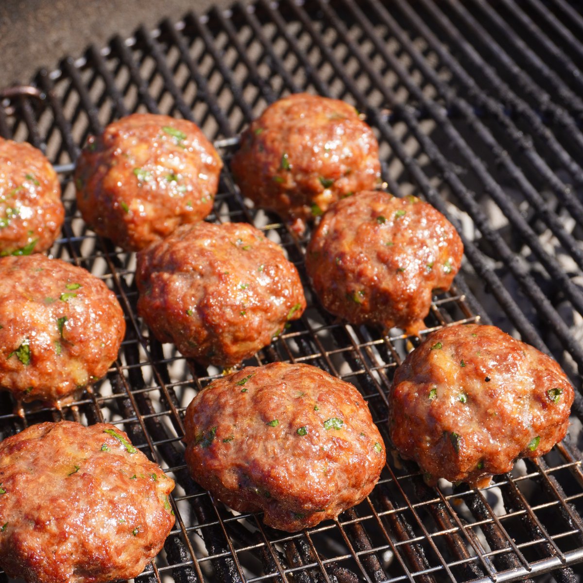 Smoked Meatball Sliders