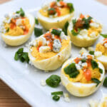 smoked deviled egg