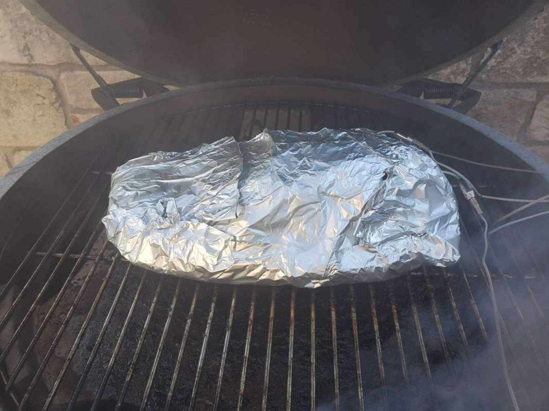 Wrapping Brisket