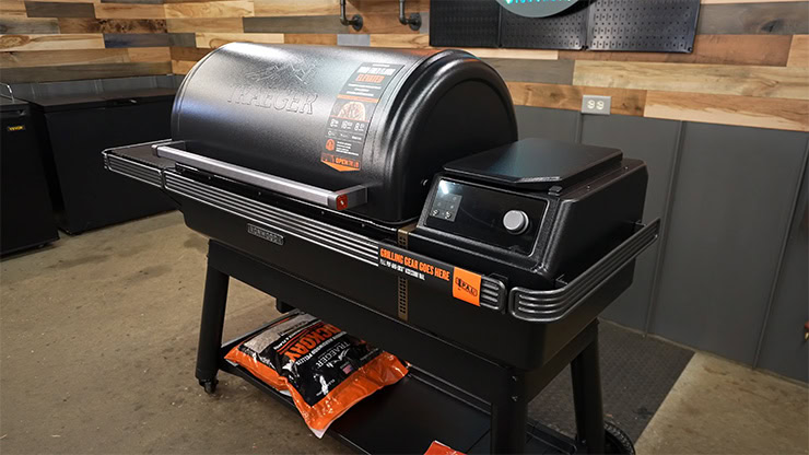 Traeger Ironwood XL pellet grill assembled