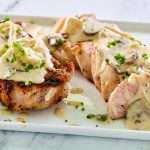 Grilled and Smothered Pork Chops