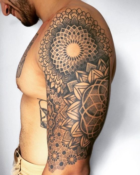 Floral Tattoo for Men