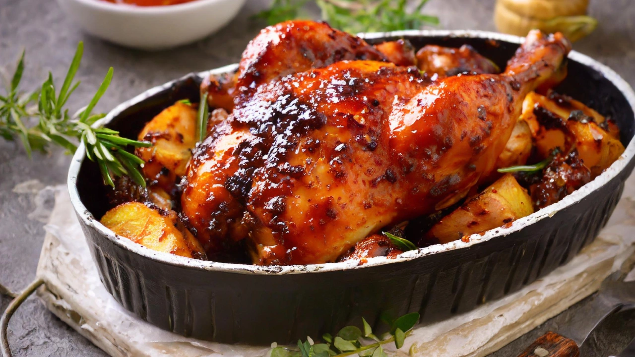 Baked BBQ Chicken for Memorial Day BBQ Dishes