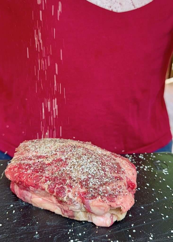 Seasoning Spinalis Steak