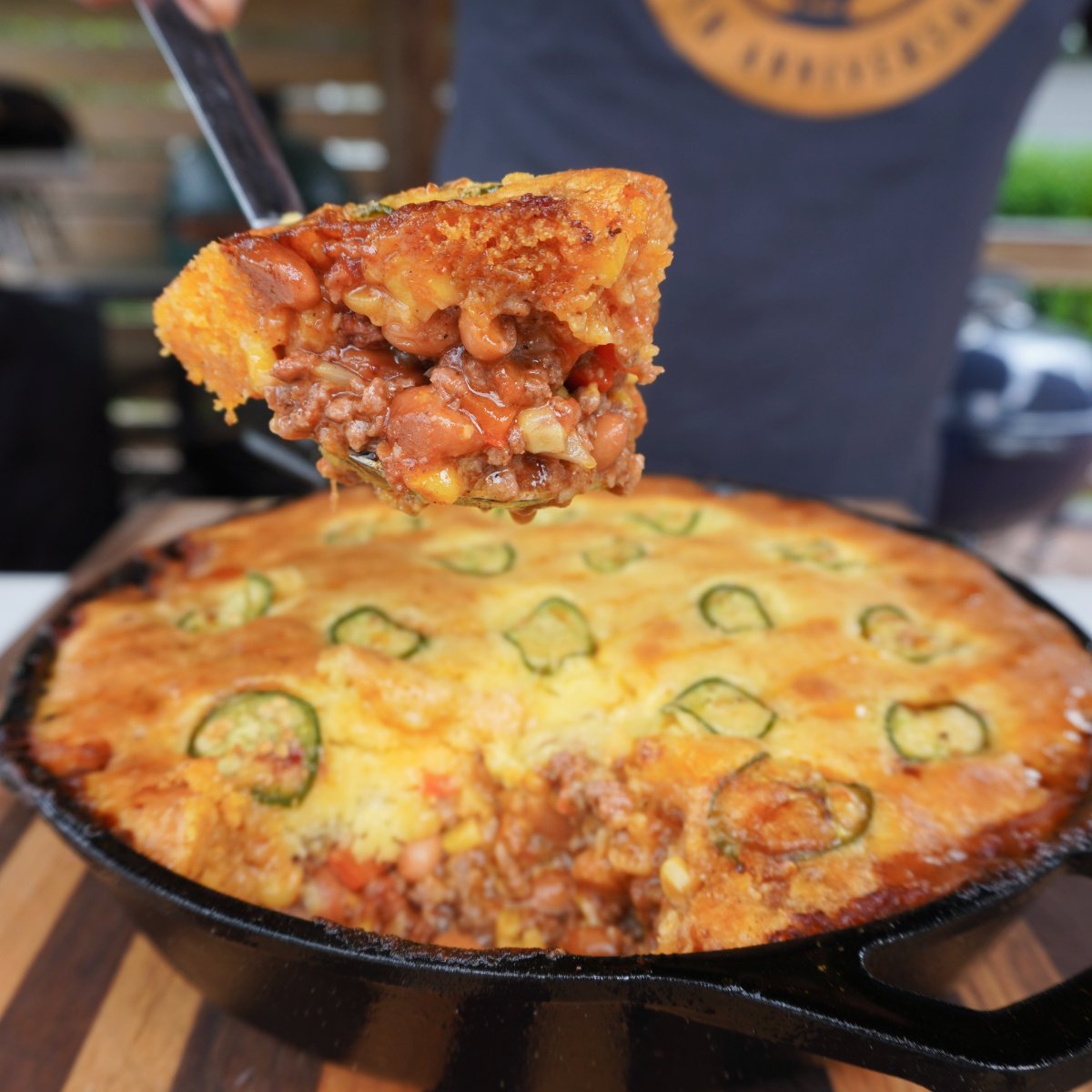 Cornbread Cowboy Casserole